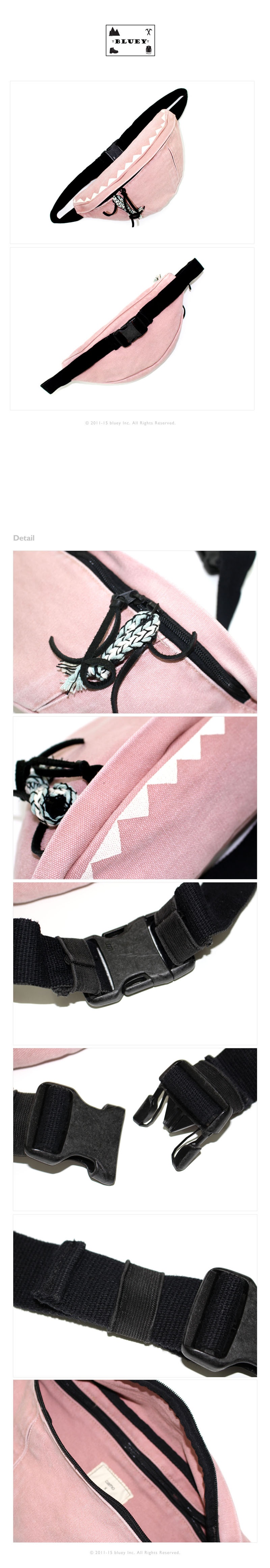 블루이(BLUEY) bluey aP.R.Il Waist Bag (pink)