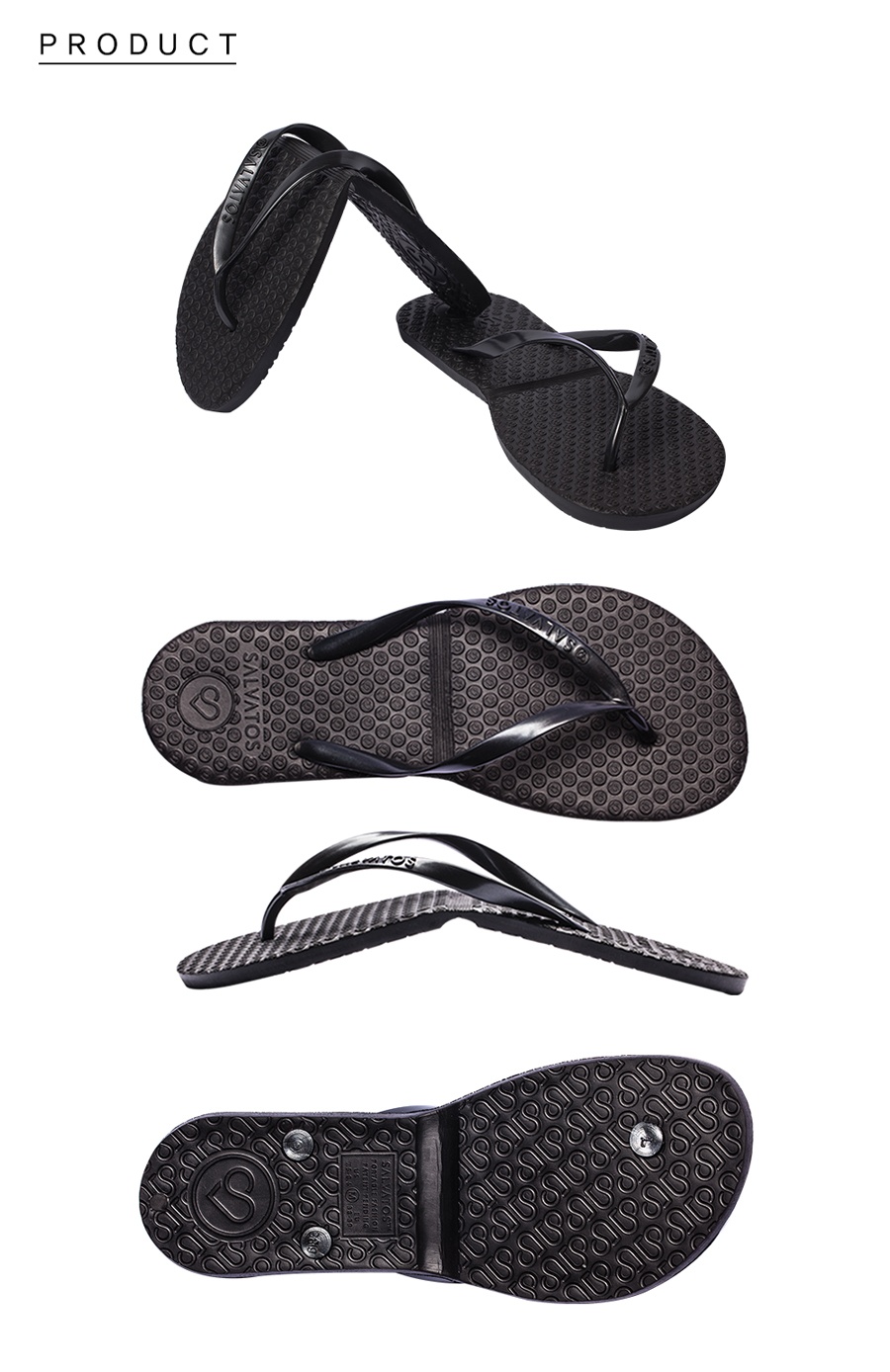 살바토스(SALVATOS) Foldable Flip Flop - Jaded