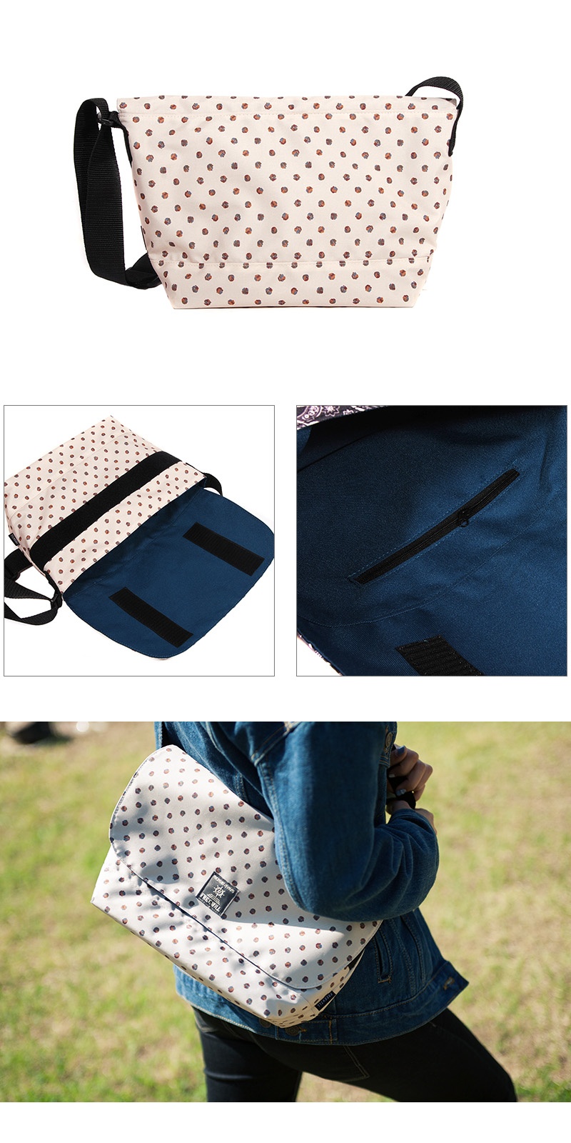 프리윌(FREEWILL) mini cross bag camo ball