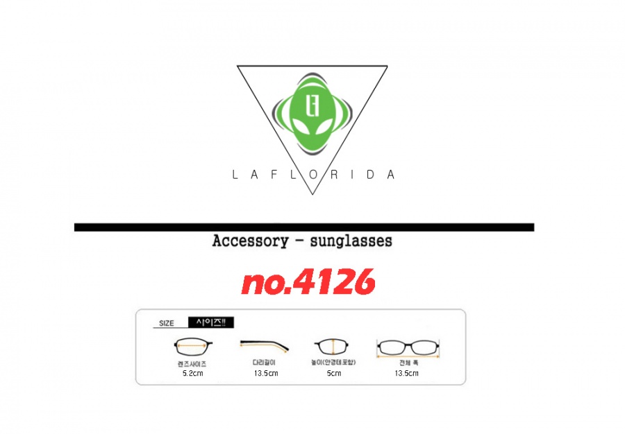 라플로리다(LAFLORIDA) [라플로리다] no.4126 glasses