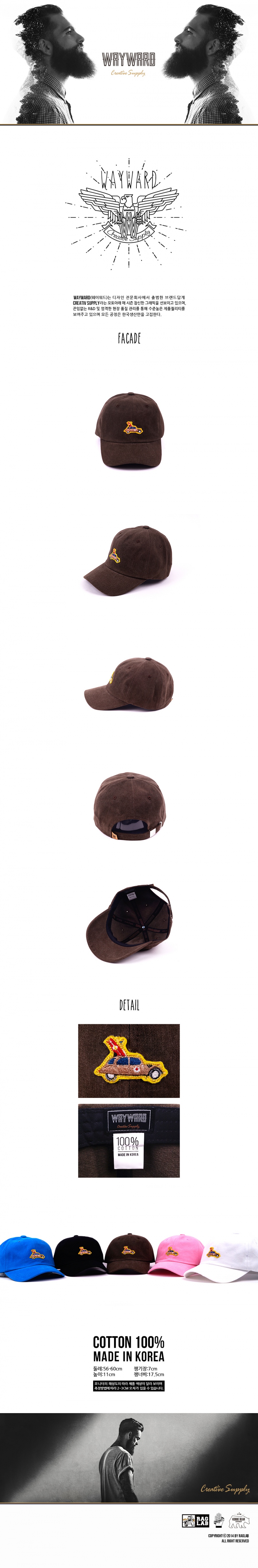 웨이워드(WAYWARD) Surfing car[Brown]