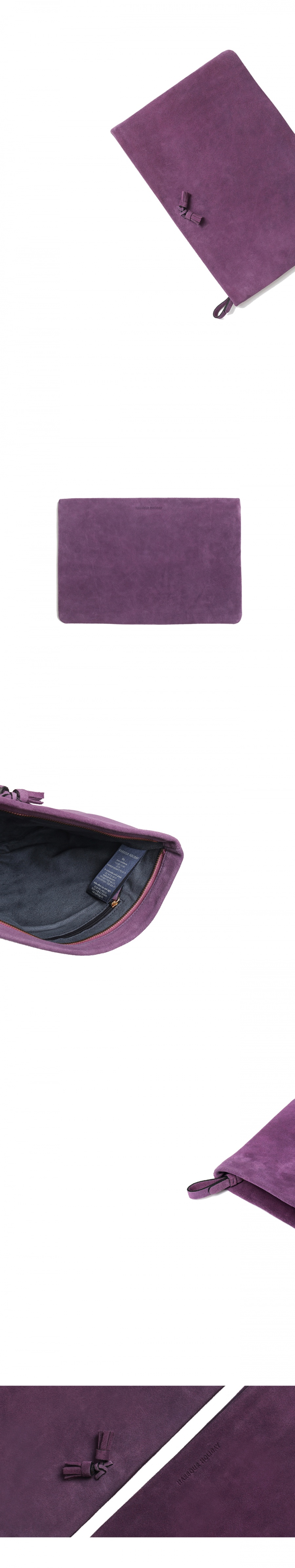 하버할리데이(HARBOUR HOLIDAY) 오버사이즈 태슬클러치_퍼플