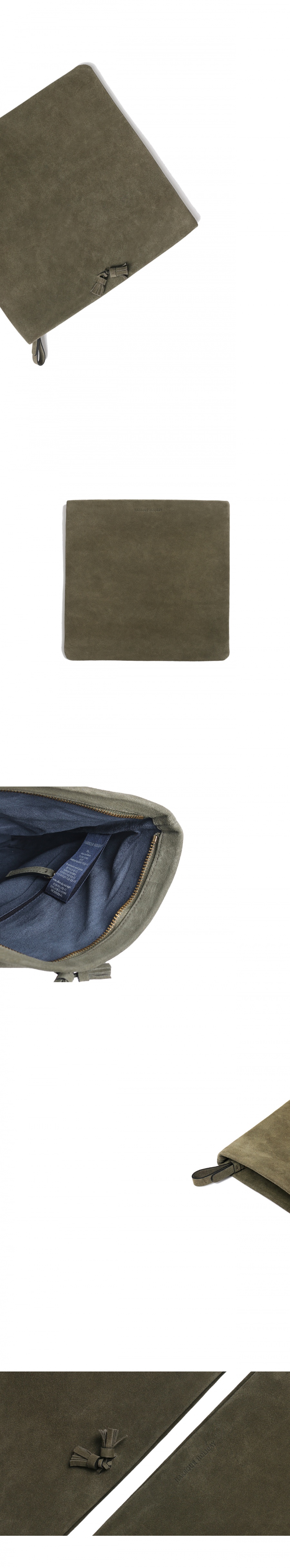 하버할리데이(HARBOUR HOLIDAY) 폴드오버태슬클러치_카키