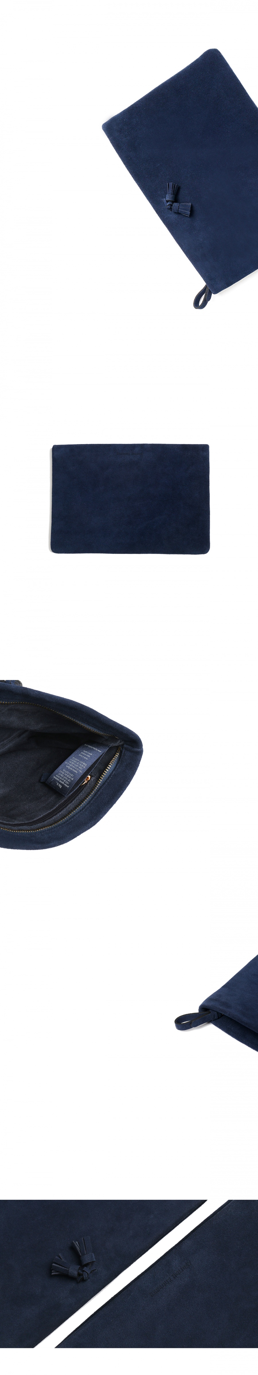 하버할리데이(HARBOUR HOLIDAY) 플랫 태슬클러치_블루