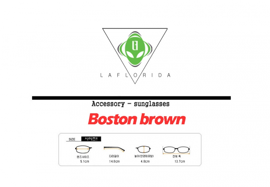 라플로리다(LAFLORIDA) [라플로리다] 보스턴 브라운 GLASSES