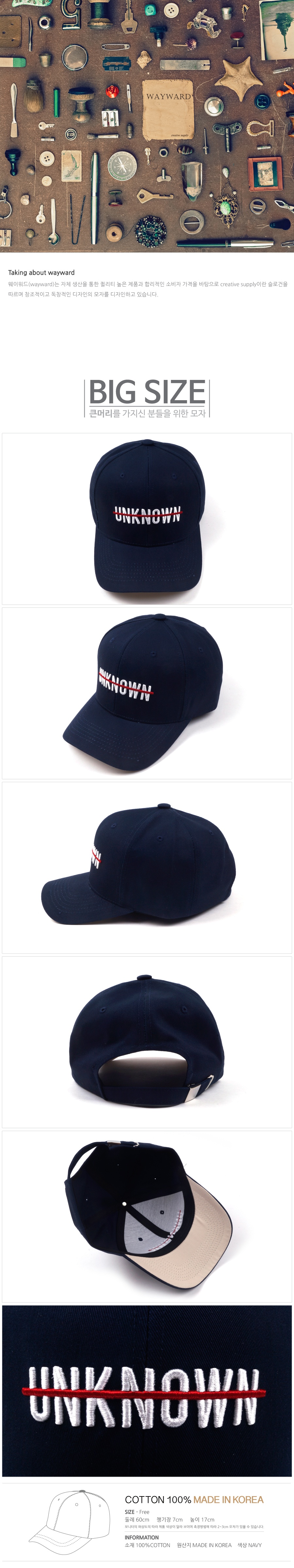 웨이워드(WAYWARD) [BIG SIZE]UNKOWN_Navy