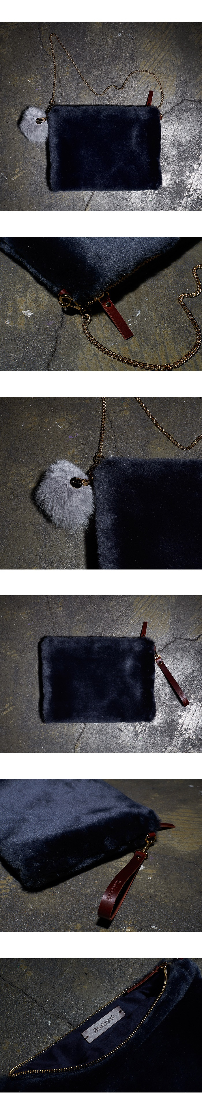 하케쉬(HACKESCH) 3Way Charming Fur_Navy