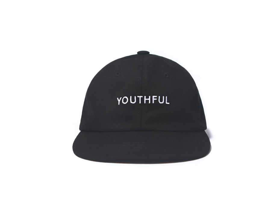 벗딥(BUTDEEP) YOUTHFUL 6-PANEL CAP-BLACK
