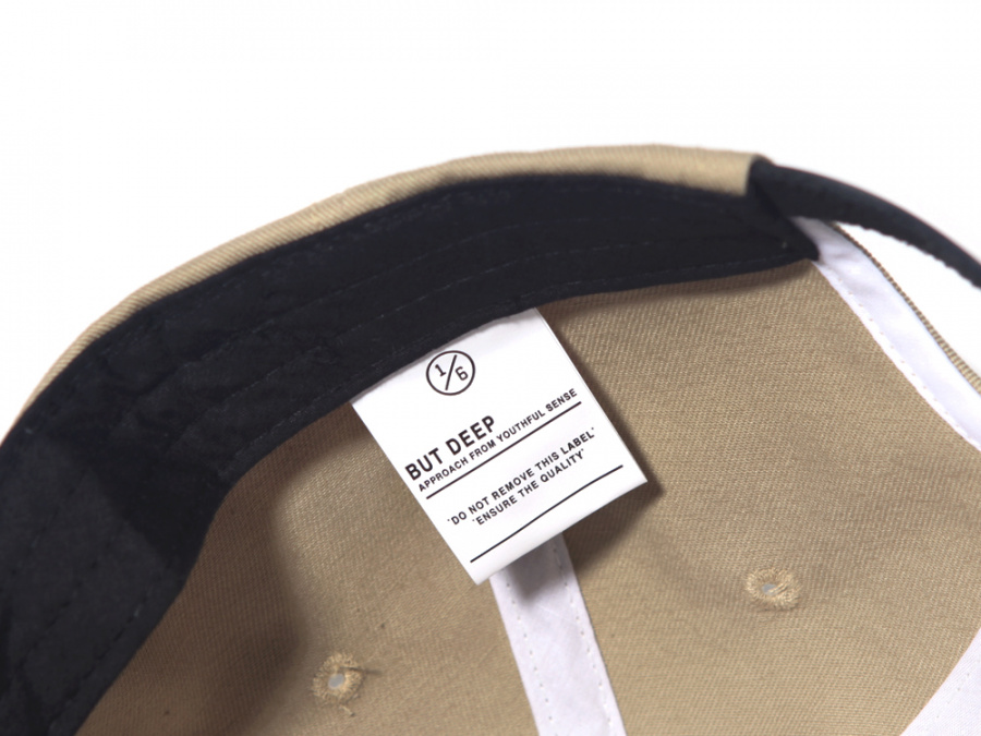 벗딥(BUTDEEP) YOUTHFUL 6-PANEL CAP-BEIGE