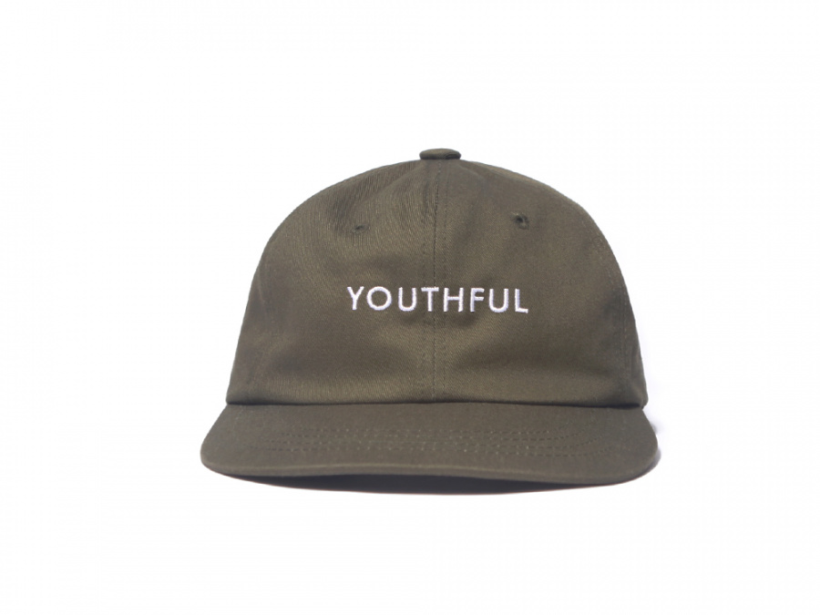 벗딥(BUTDEEP) YOUTHFUL 6-PANEL CAP-OLIVE