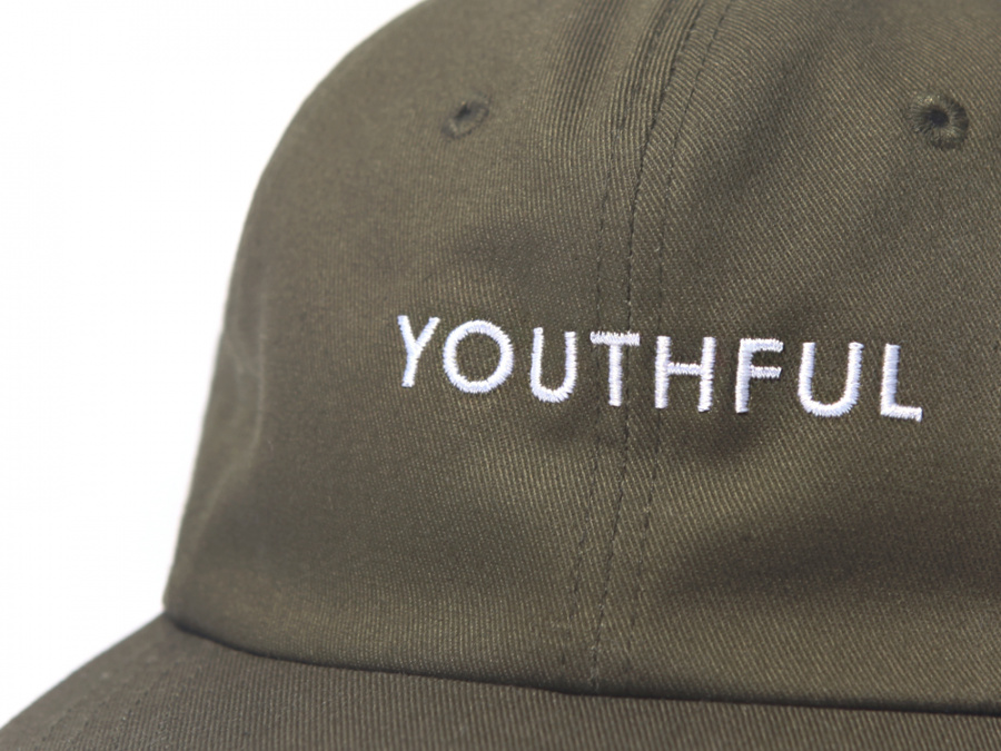 벗딥(BUTDEEP) YOUTHFUL 6-PANEL CAP-OLIVE