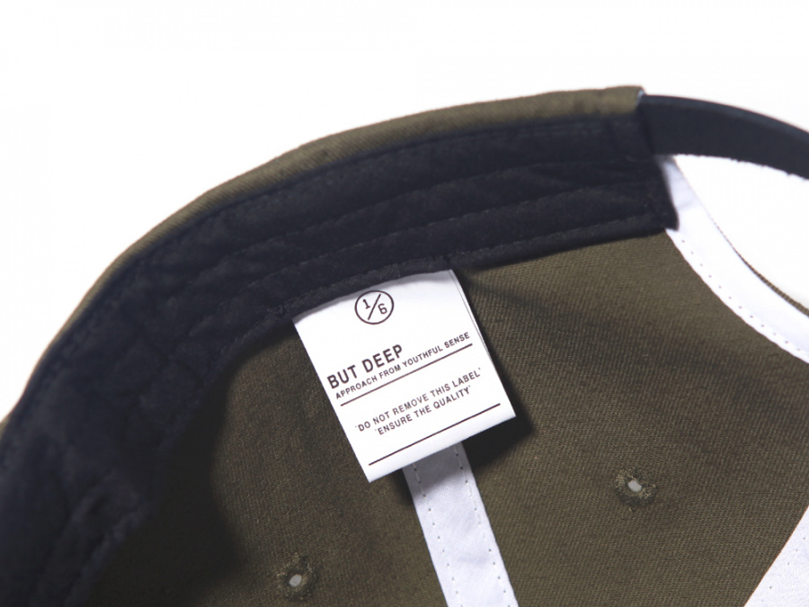 벗딥(BUTDEEP) YOUTHFUL 6-PANEL CAP-OLIVE