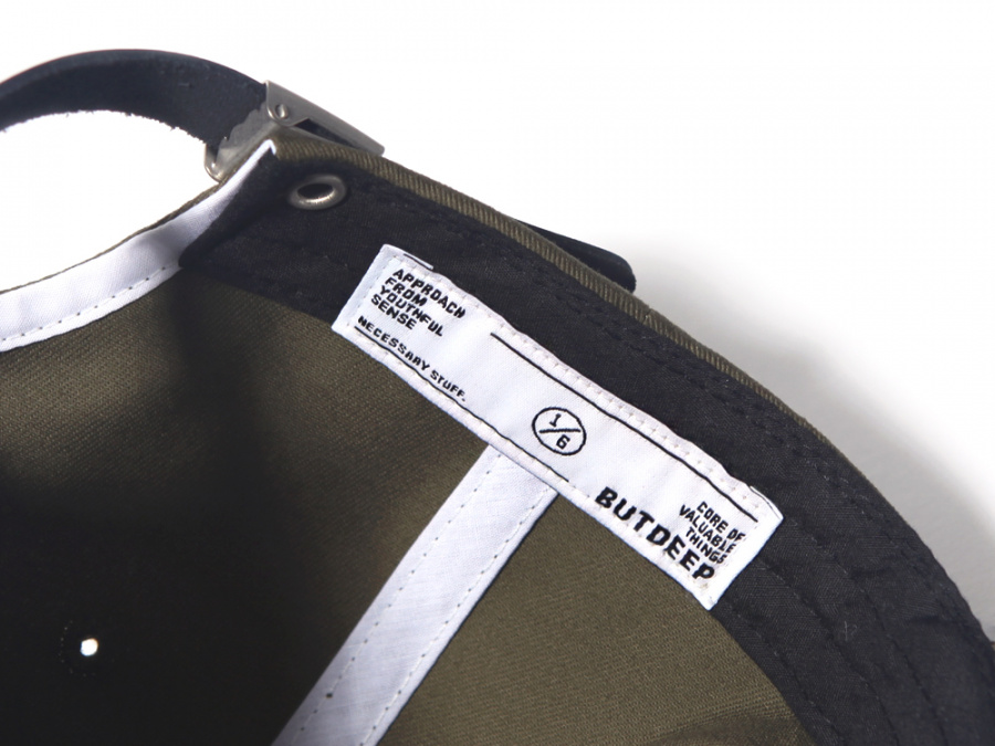벗딥(BUTDEEP) YOUTHFUL 6-PANEL CAP-OLIVE