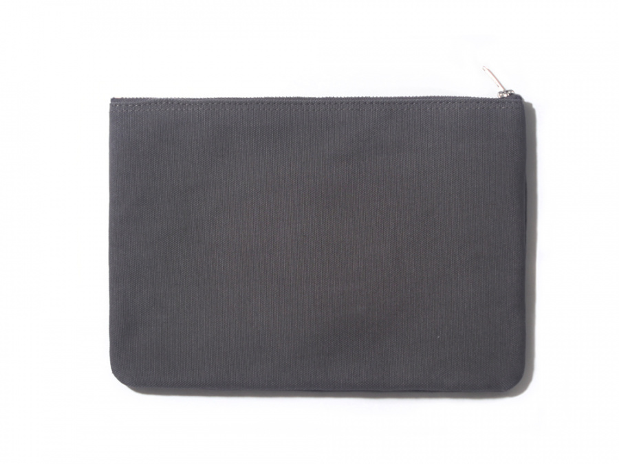 벗딥(BUTDEEP) MINIMAL LOGO POUCH(L)-GREY