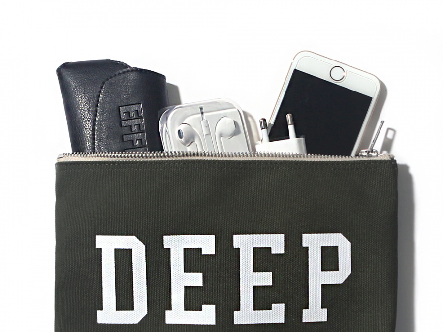 벗딥(BUTDEEP) DEEP POUCH(M)-OLIVE