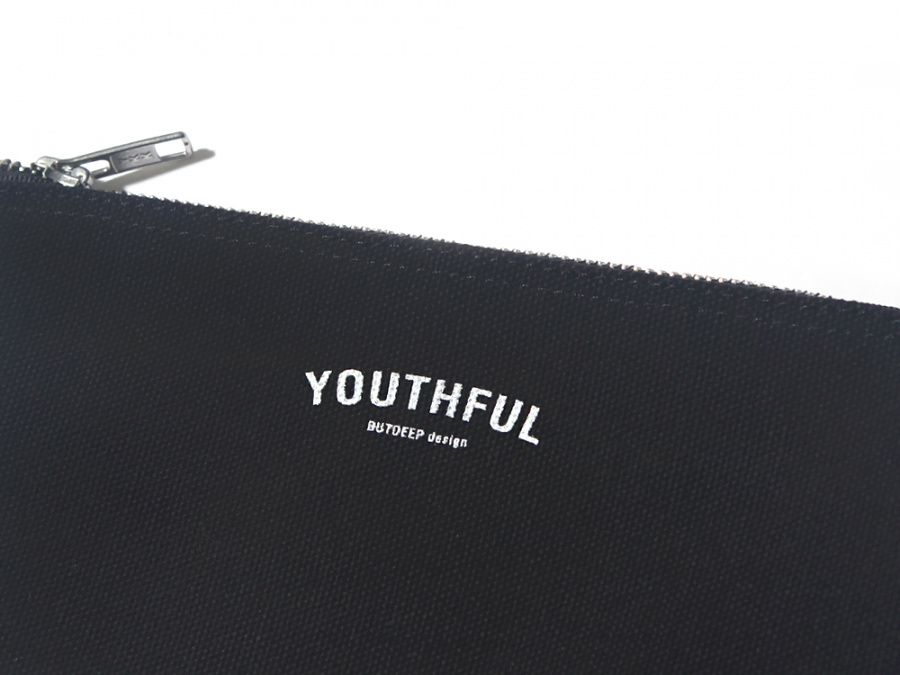 벗딥(BUTDEEP) STANDARD POUCH(S)-BLACK