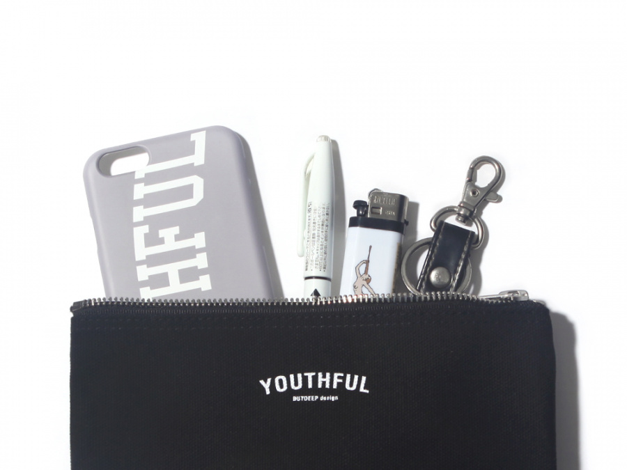 벗딥(BUTDEEP) STANDARD POUCH(S)-BLACK