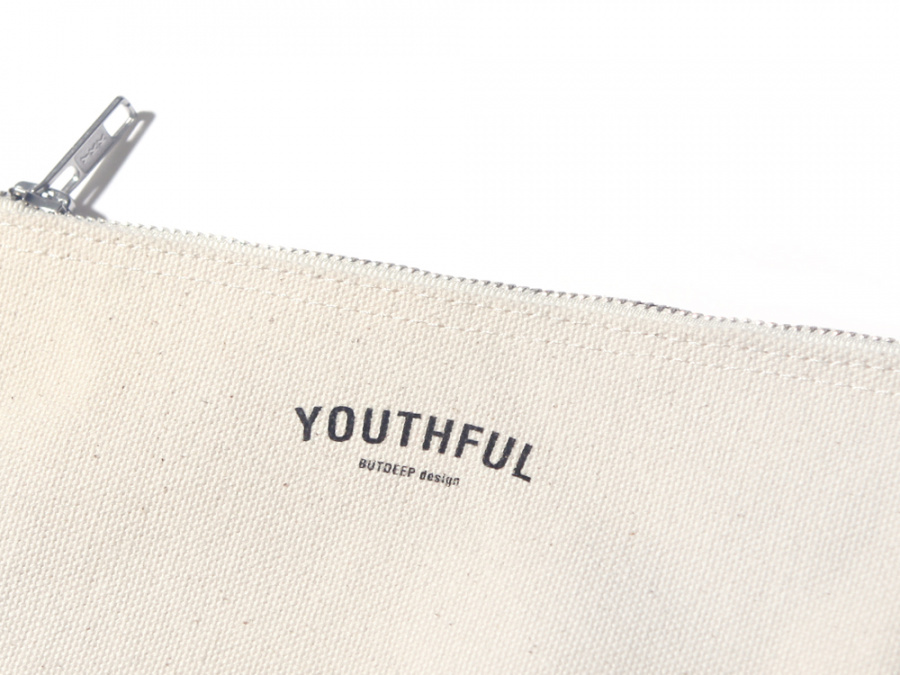 벗딥(BUTDEEP) STANDARD POUCH(S)-IVORY