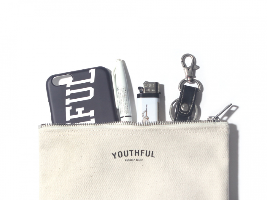 벗딥(BUTDEEP) STANDARD POUCH(S)-IVORY