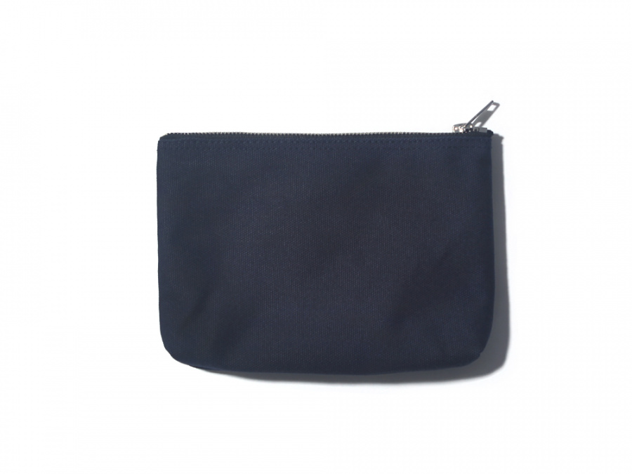 벗딥(BUTDEEP) MINIMAL LOGO POUCH(S)-NAVY