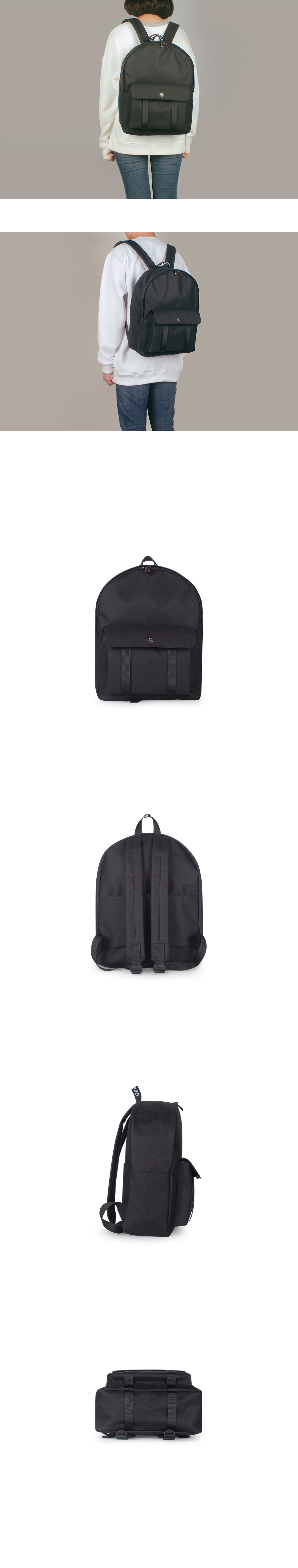 퀄팩(QUALPACK) 퀄팩 무지백팩 QP1003 블랙