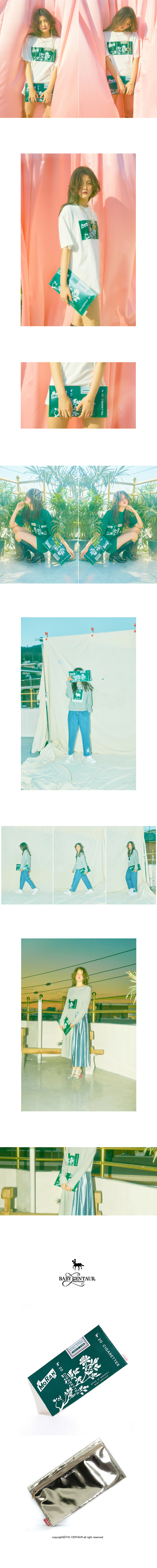 베이비센토르(BABYCENTAUR) 모란 클러치백 (시가렛 시리즈)