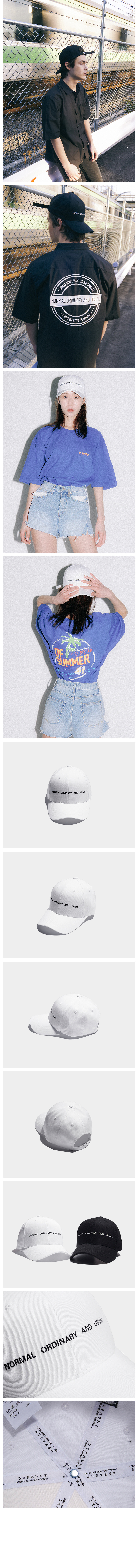 디폴트(DEFAULT) 디폴트 위드스 캡 화이트