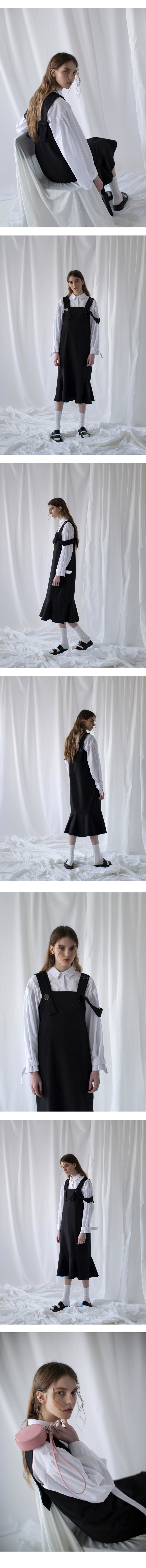 논로컬(NONLOCAL) Bouton Flare Dress