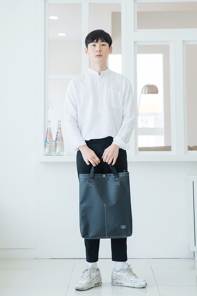 브리스코(BRISCO) TAPO Cross & Tote Bag_Black 타포린 크로스백 토트백