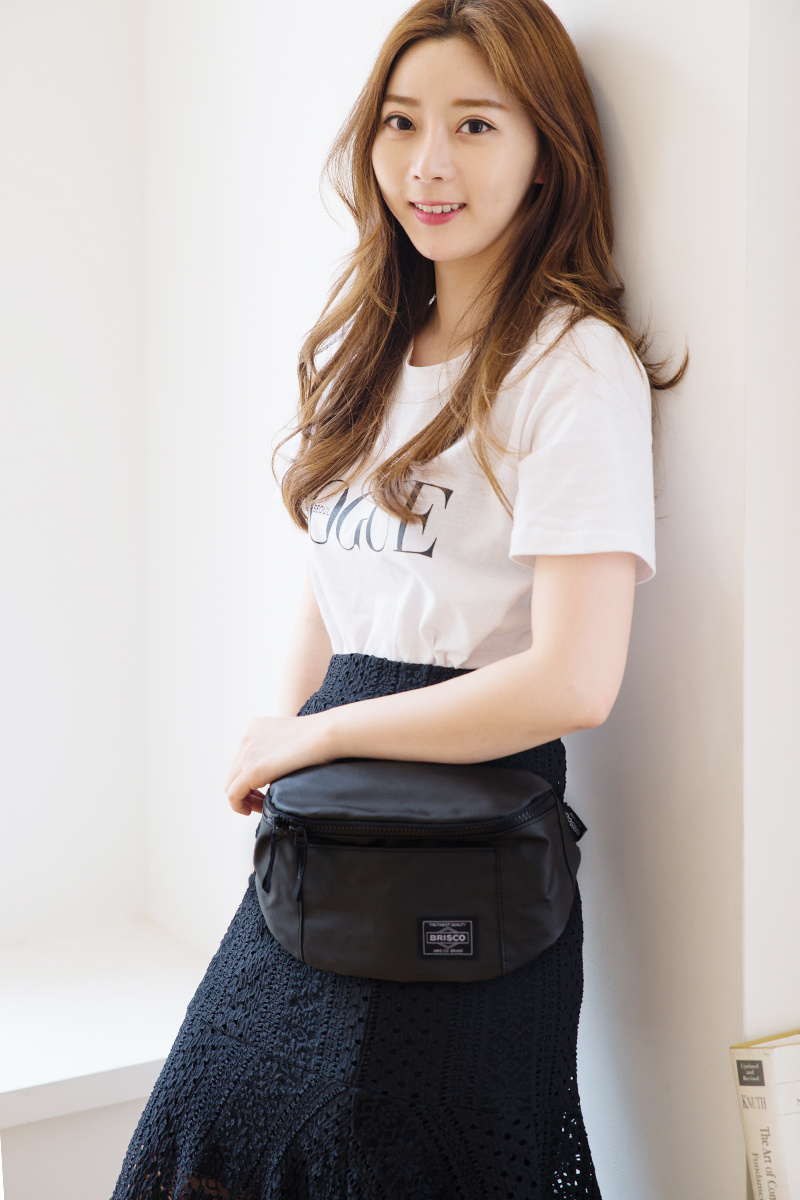 브리스코(BRISCO) TOP Waist Bag_1800Black 힙색 웨이스트백