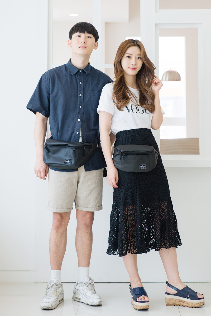 브리스코(BRISCO) TOP Waist Bag_1800Black 힙색 웨이스트백