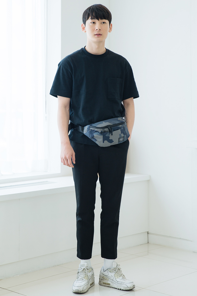 브리스코(BRISCO) TOP Waist Bag_Camo 힙색 웨이스트백