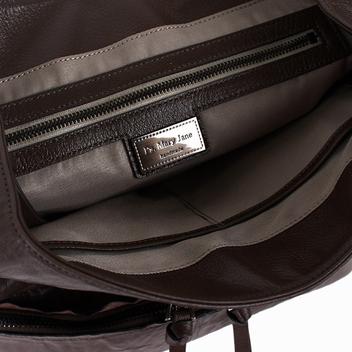 피에스메리제인(PSMARYJANE) 마커스 다크브라운 백팩