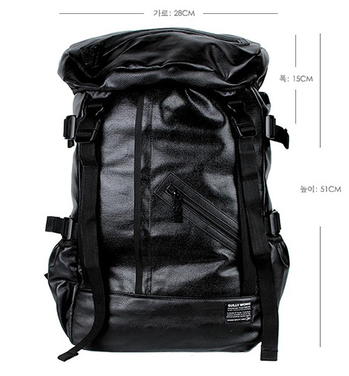 설리웡(SULLY WONG) 올블랙 2 백팩