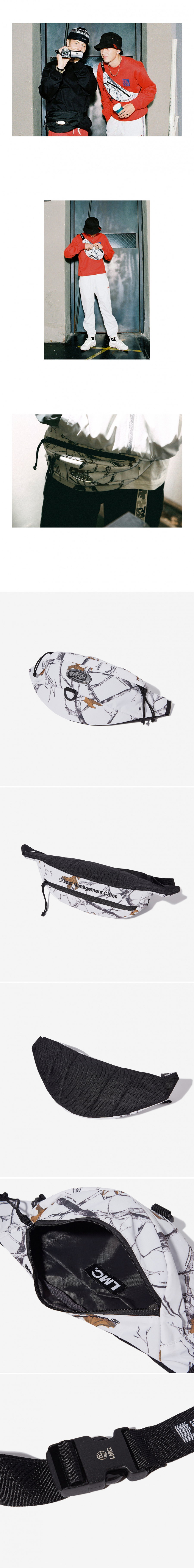 엘엠씨(LMC) LMC PVC RL WAIST BAG winter tree camo