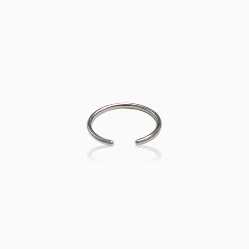 베이크드 알래스카(BAKED ALASKA) SILVER SIMPLE OPEN RING - 17,000원 | 우신사 스토어