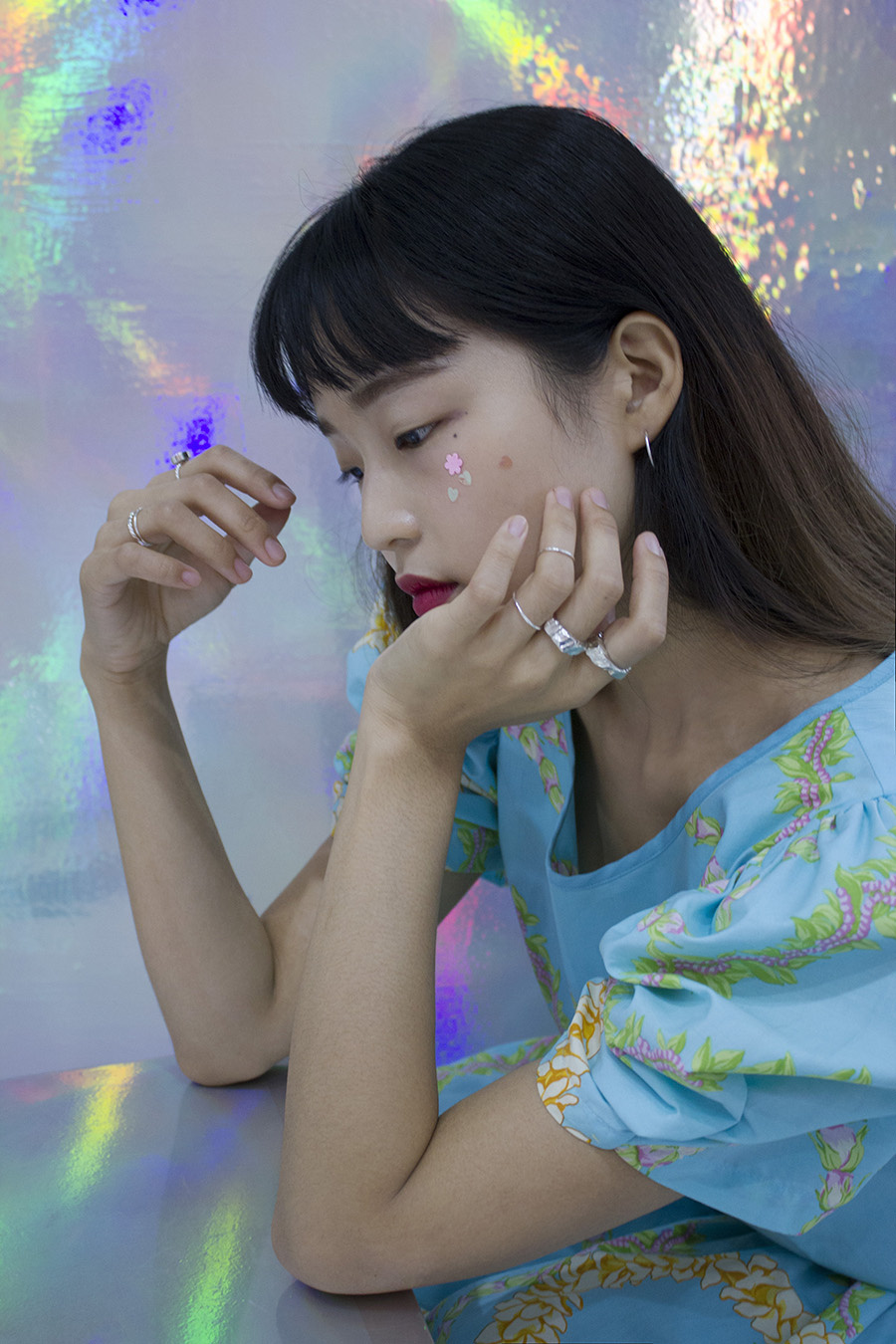 베이크드 알래스카(BAKED ALASKA) STONE SHAPED SILVER RING - 97,000원 | 우신사 스토어