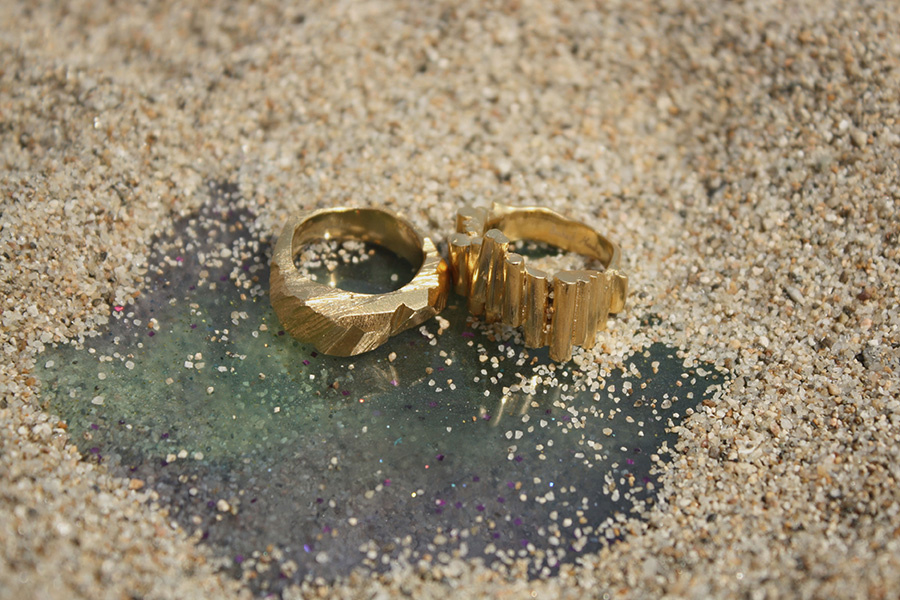 베이크드 알래스카(BAKED ALASKA) STONE SHAPED SILVER RING - 97,000원 | 우신사 스토어