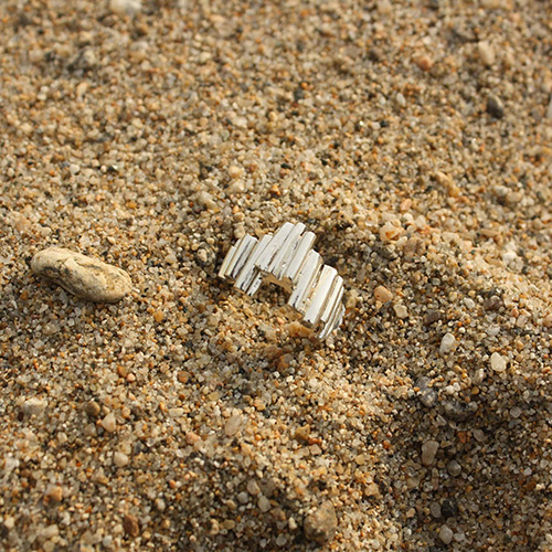 베이크드 알래스카(BAKED ALASKA) COLUMNAR JOINT SILVER RING - 105,000원 | 무신사 스토어