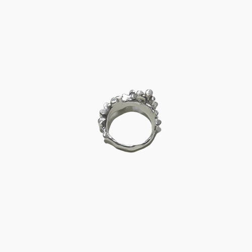 베이크드 알래스카(BAKED ALASKA) COLUMNAR JOINT SILVER RING - 105,000원 | 무신사 스토어
