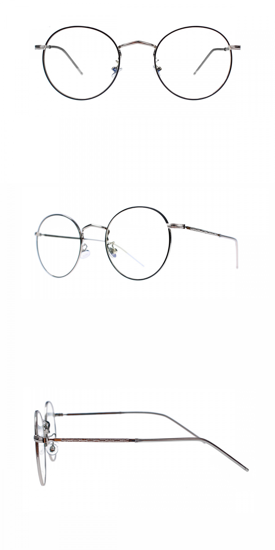 링컨프레임(LINCOLNFRAME) 에이브-22107_SILVER BLACK