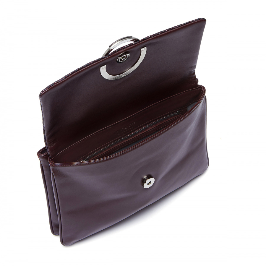 피에스메리제인(PSMARYJANE) 세라 미니클러치 샤인퍼플