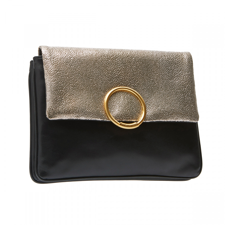 피에스메리제인(PSMARYJANE) 세라 미니클러치 블랙콤비