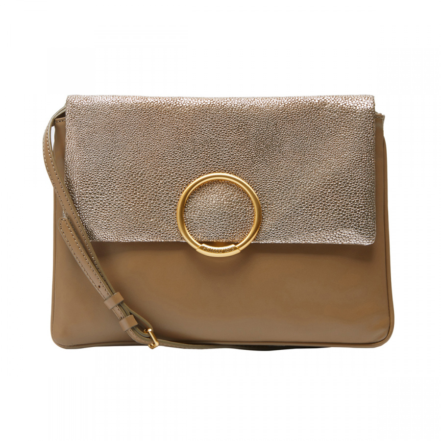 피에스메리제인(PSMARYJANE) 세라 미니클러치 샤인베이지