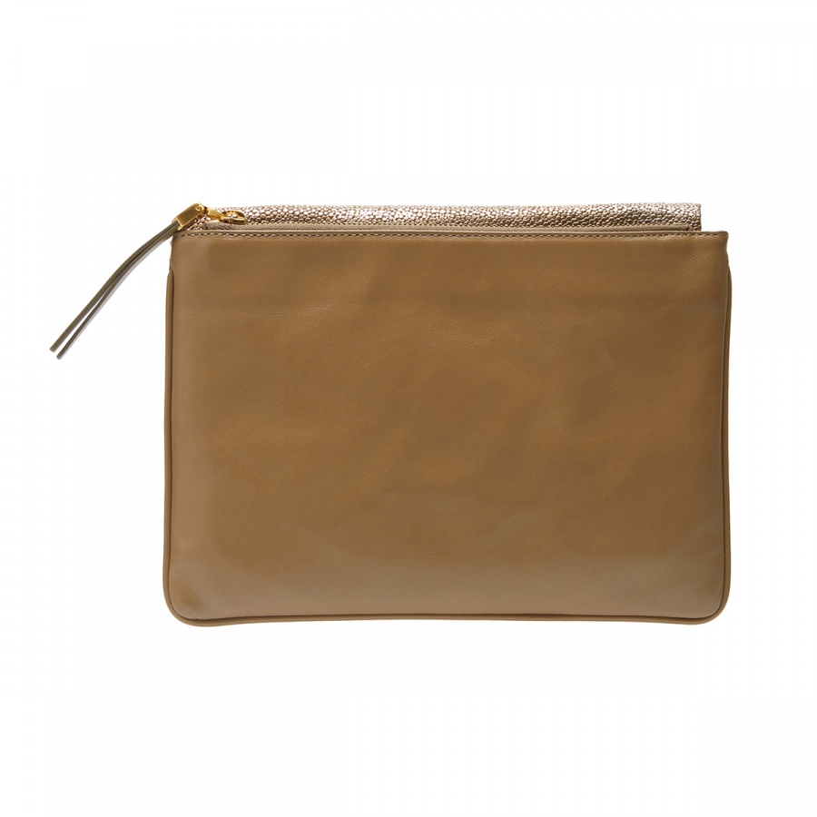 피에스메리제인(PSMARYJANE) 세라 미니클러치 샤인베이지