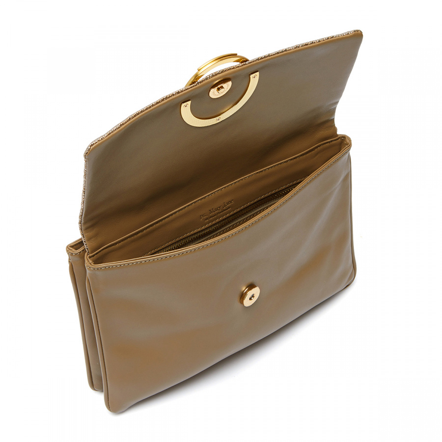 피에스메리제인(PSMARYJANE) 세라 미니클러치 샤인베이지