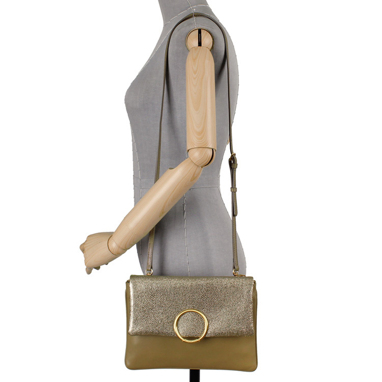 피에스메리제인(PSMARYJANE) 세라 미니클러치 샤인베이지