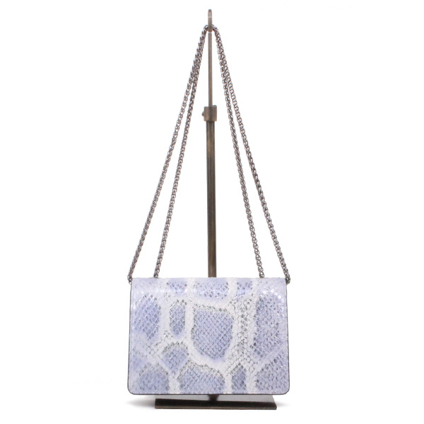 피에스메리제인(PSMARYJANE) 다나백 파이톤 연퍼플