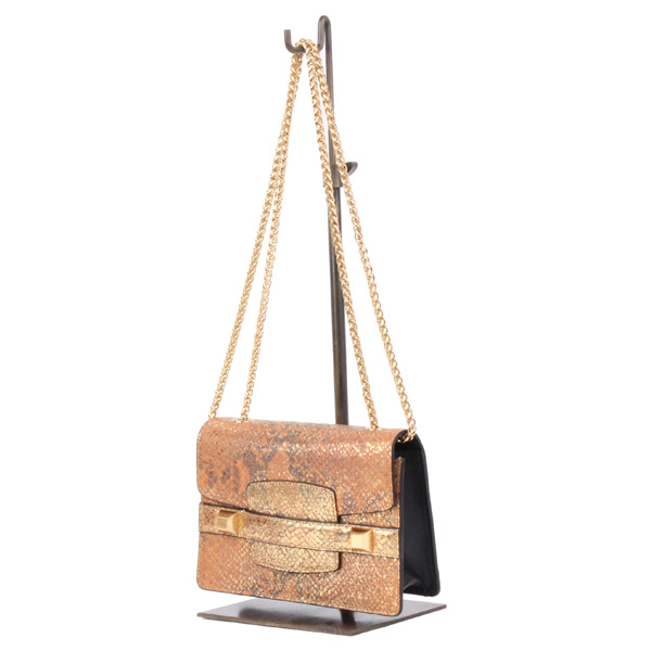 피에스메리제인(PSMARYJANE) 다나백 파이톤 오렌지