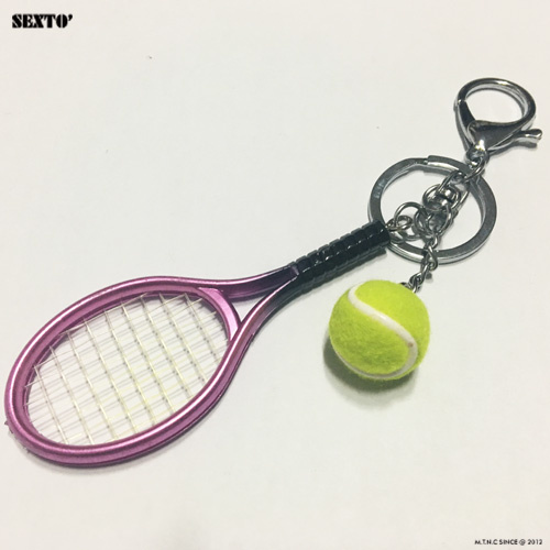 섹스토(SEXTO) [가방장식][키링]테니스(TENNIS)PINK